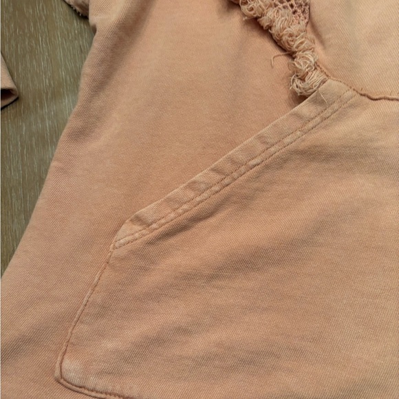 easel Peach Mesh-Sleeve Hoodie - Picture 5 of 7